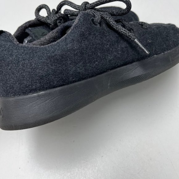 Allbirds SIZE 10 Mens Runners Black Gray Merino Wool Sneakers - Picture 4 of 10